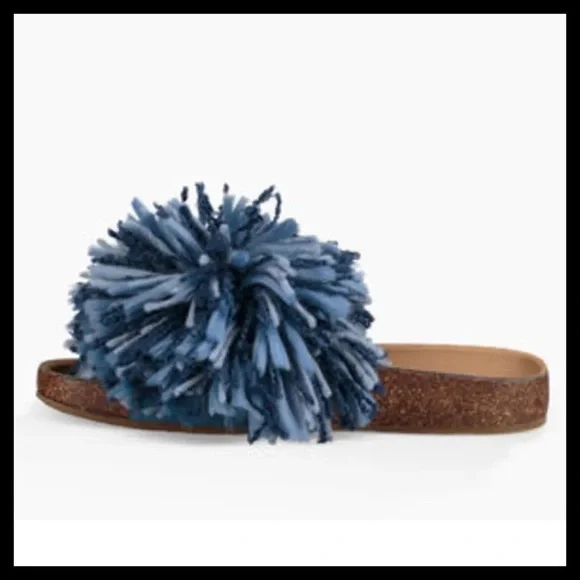 UGG Cindi Blue Yarn SandalsHard To Find - Picture 4 of 8